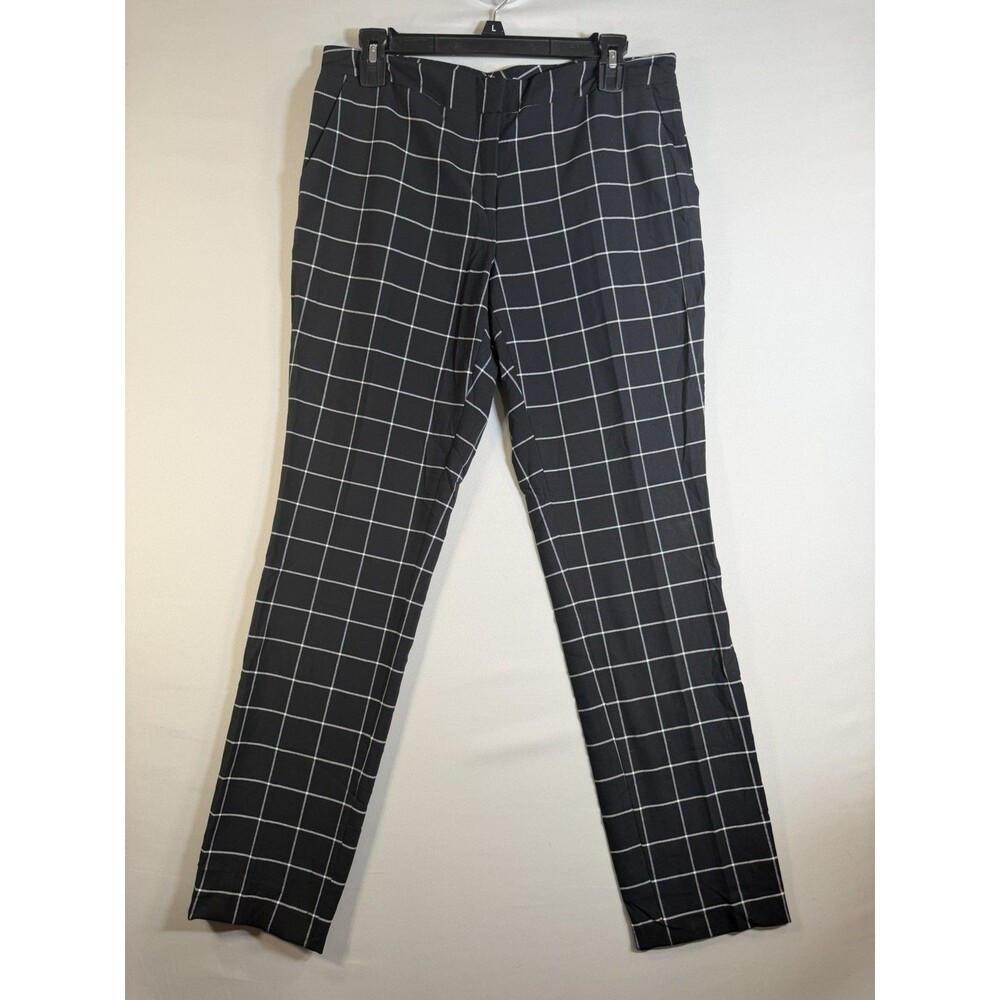 VINCE CAMUTO Women's Black Classic Elegant Straight Dress Pants Pockets Size 6